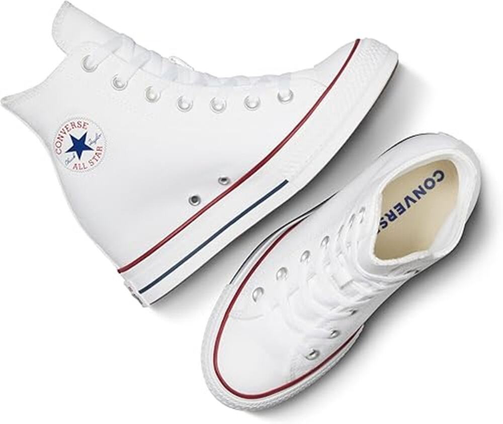NEW Converse Chuck Taylor All Star High Top White Sneakers Womens 9 (A11908C)